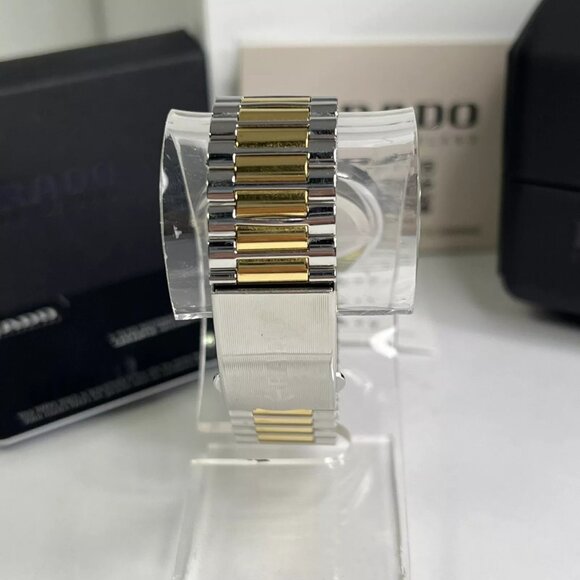 RADO Diaster Original Two Tone Day Date Quartz Unisex Watch Box Papers R12391633 - Picture 10 of 13